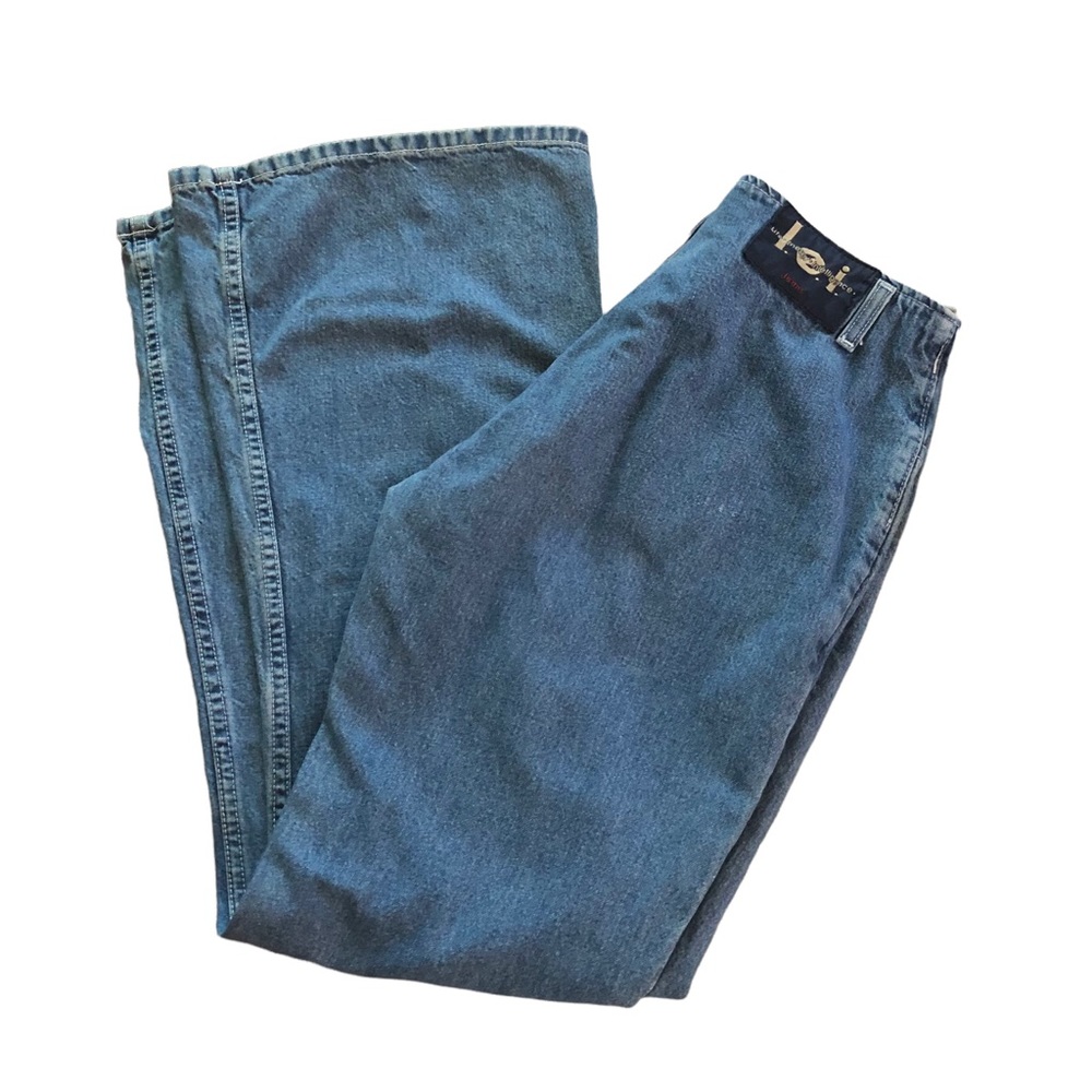 Vintage L.E.I. Bell Bottom Penny Lane Retro Jeans. Y2K. 100% Cotton. Size 7 - Picture 7 of 12